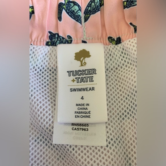 Tucker Tate Swim Trunks 
(2) Pair 
Sailboat Print 
Turtle Print - Picture 9 of 9